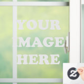 Voeg uw eigen Afbeelding venster plakken 8 "x11" Raamsticker (Huis)