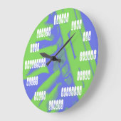 Voeg uw eigen back-gronddocumentatieklok toe grote klok (Hoek)