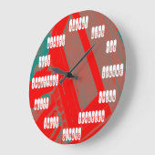 Voeg uw eigen back-gronddocumentatieklok toe grote klok (Hoek)