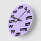 Voeg uw eigen back-gronddocumentatieklok toe ronde klok (Hoek)