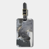 Voeg uw eigen Bagagelabel voor foto van paarden to (Voorkant verticaal)