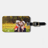 Voeg uw eigen Bagagelabel voor fotoreizen toe (Voorkant horizontaal)