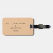 Voeg uw eigen Bagagelabel voor foto's met foto's v (Achterkant horizontaal)