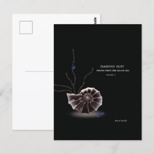 Voeg uw eigen boek cover boek auteur schrijver pro briefkaart