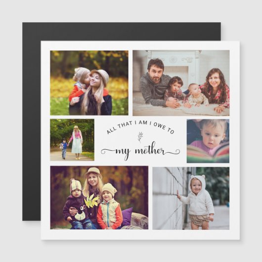 Voeg uw eigen Citaat van de Moederdag van de Colla (Voorkant / Achterkant)