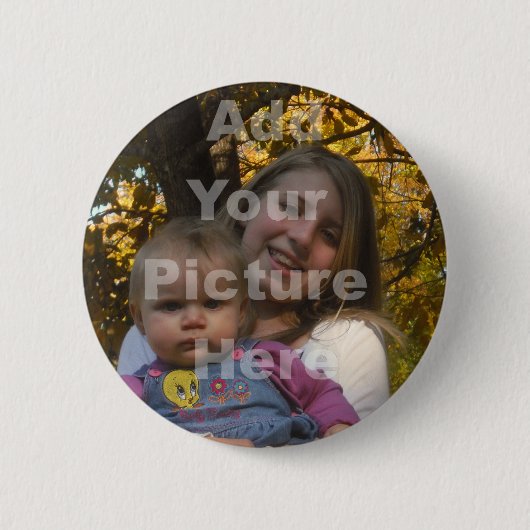 Voeg uw eigen Collectie van het Afbeelding toe Ronde Button 5,7 Cm (Voorkant)