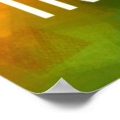 Voeg uw eigen familie vakantie bruiloft event foto poster (Hoek)