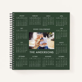 Voeg uw eigen familiefoto toe 2026 Agenda |