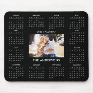 Voeg uw eigen familiefoto toe 2026 Agenda    Muismat