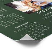 Voeg uw eigen familiefoto toe 2026 kalender |  poster (Hoek)