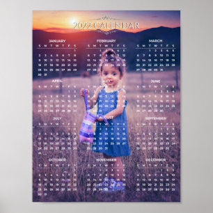 Voeg uw eigen Foto 2022-kalender toe POSTER
