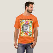 Voeg uw eigen foto Afbeelding Afbeelding tekst hie T-shirt (Voorkant volledig)