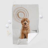 Voeg uw eigen foto-Afbeelding Logo DIY Afbeelding  Golfhanddoek (Insitu)