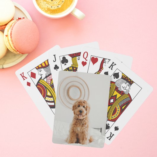 Voeg uw eigen foto-Afbeelding Logo DIY Afbeelding  Pokerkaarten