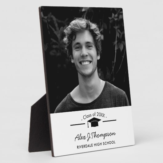 Voeg uw eigen foto-Afstuderen fotoplaat toe (Zijkant)