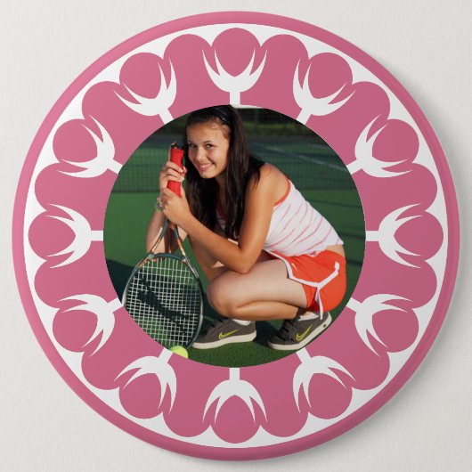 Voeg uw eigen foto-Button toe Ronde Button 6,0 Cm (Voorkant)