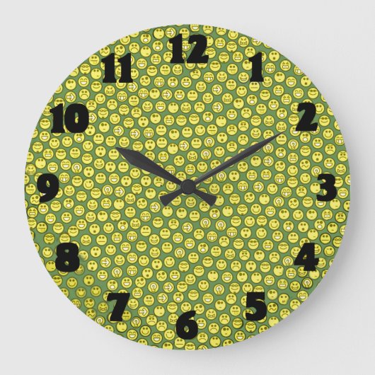 VOEG UW EIGEN FOTO-CHANGEABELE ACHTERGROND TOE GROTE KLOK (Voorkant)