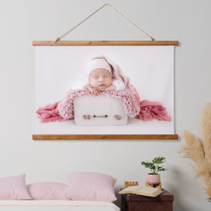 VOEG UW EIGEN FOTO DIY BABY Custom Afbeelding Afbe Hangend Wandkleed