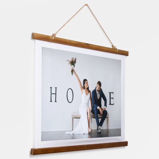 VOEG UW EIGEN FOTO DIY Custom Afbeelding Afbeeldin Hangend Wandkleed (Gebogen)