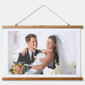 VOEG UW EIGEN FOTO DIY WEDDING Afbeelding Afbeeldi Hangend Wandkleed (Voorkant)