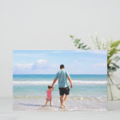 Voeg uw eigen Foto en/of Kaart van de Tekst toe/ (Staand voorkant)