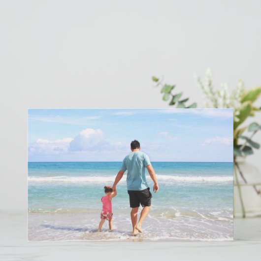 Voeg uw eigen Foto en/of Kaart van de Tekst toe/ (Staand voorkant)