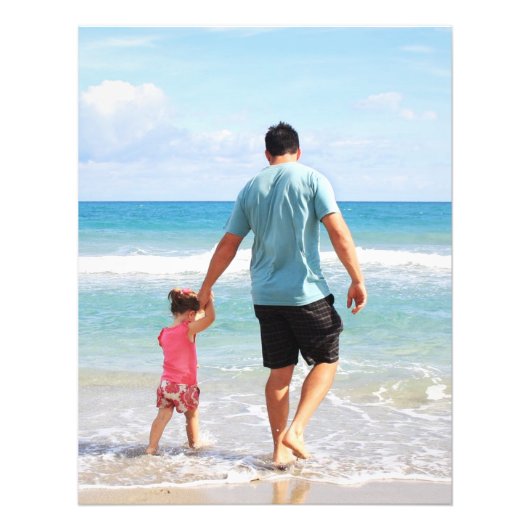 Voeg uw eigen foto en / of tekst foto vergroting foto afdruk (Voorkant)