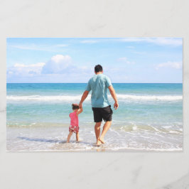 Voeg uw eigen foto en/of tekst toe aan kaartflyer flyer