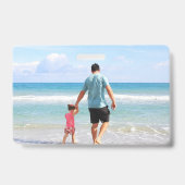 Voeg uw eigen foto en/of tekst toe badge (Achterkant)