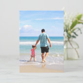 Voeg uw eigen foto en/of tekst toe kaart (Staand voorkant)