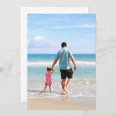 Voeg uw eigen foto en/of tekst toe kaart (Voorkant / Achterkant)