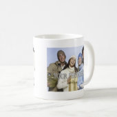 Voeg uw eigen foto en tekst eenvoudig toe koffiemok (Voorkant rechts)