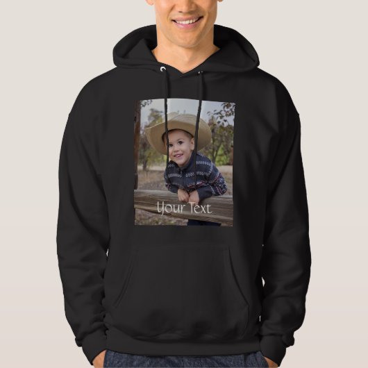 Voeg uw eigen Foto en Tekst toe. Hoodie (Voorkant)