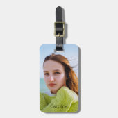 Voeg uw eigen foto gepersonaliseerd Bagagelabel (Voorkant verticaal)