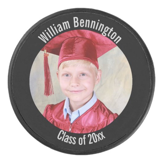 Voeg uw eigen foto-hockey Puck toe (Voorkant)