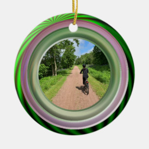 Voeg uw eigen foto-keramische versiering toe keramisch ornament