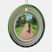 Voeg uw eigen foto-keramische versiering toe keramisch ornament (Links)