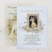 Voeg uw eigen foto-memorieposten toe aan Rozen Kaart (Voorkant / Achterkant)