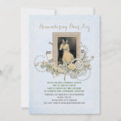 Voeg uw eigen foto-memorieposten toe aan Rozen Kaart (Voorkant)