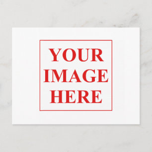 Voeg uw eigen foto of afbeelding toe briefkaart
