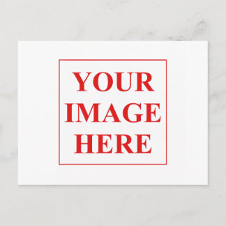 Voeg uw eigen foto of afbeelding toe briefkaart