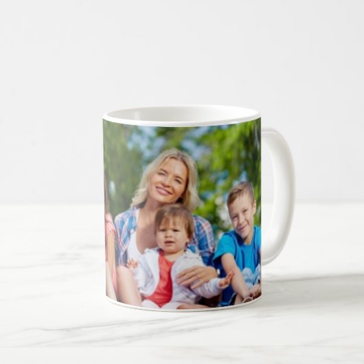 Voeg uw eigen foto persoonlijke koffie-Mok toe Koffiemok (Voorkant rechts)