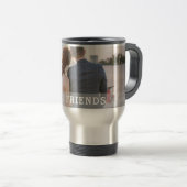 Voeg uw eigen foto persoonlijke reismuis toe reisbeker (Voorkant rechts)