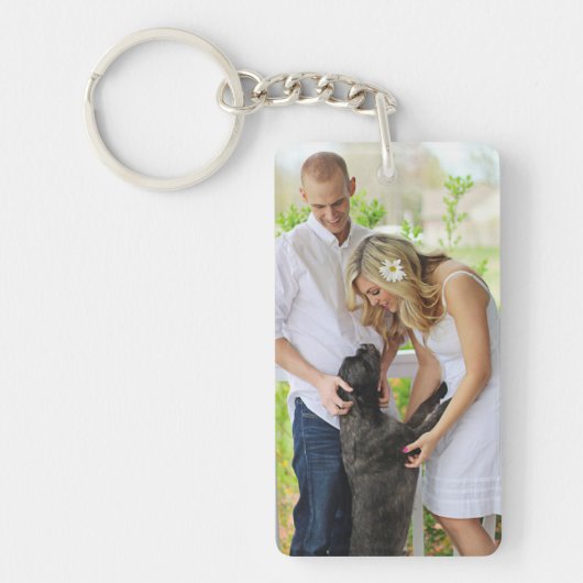 Voeg uw eigen foto persoonlijke Sleutelhanger toe (Voorkant)