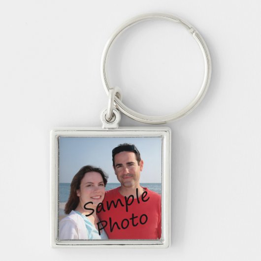 Voeg uw eigen Foto-Sleutelhanger toe Sleutelhanger (Voorkant)