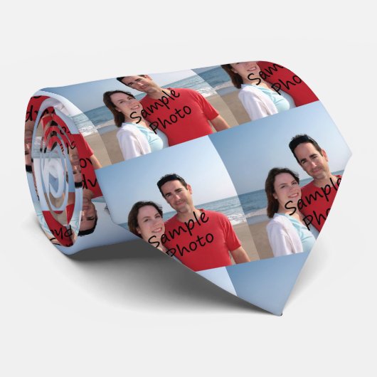 Voeg uw eigen Foto-Stropdas toe Stropdas (Opgerold)