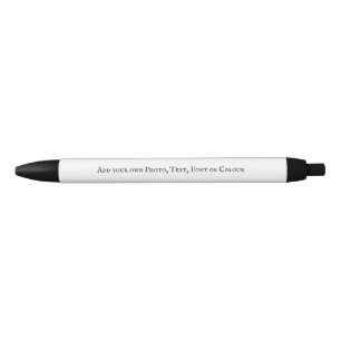 Voeg uw eigen Foto, Tekst, Lettertype of Kleur toe Zwarte Inkt Pen