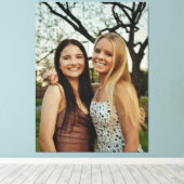 Voeg Uw Eigen Foto Toe Canvas Afdruk (Insitu (Houten vloer))