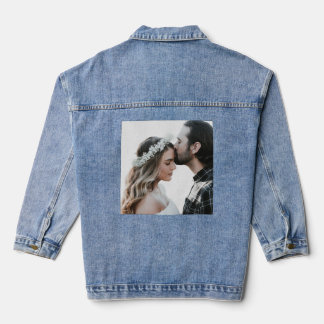 Voeg Uw Eigen Foto Toe Denim Jacket