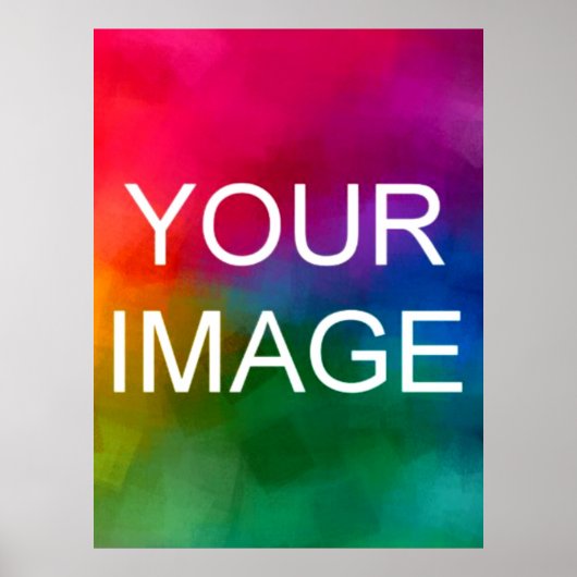 Voeg uw eigen foto toe Persoonlijke sjabloon Groot Poster (Voorkant)